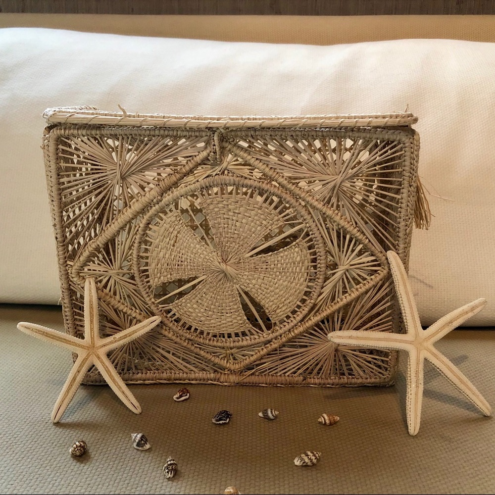 Rectangular Straw Bag